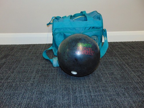 Vintage bowling ball - bowling,